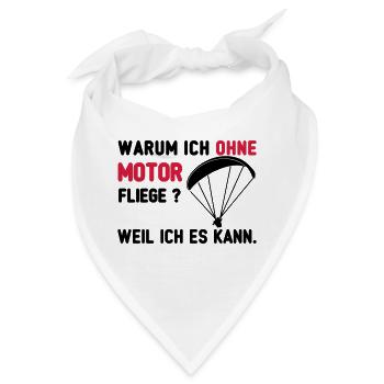 ohne motor paragliding - Bandana - Weiß - Vorne
