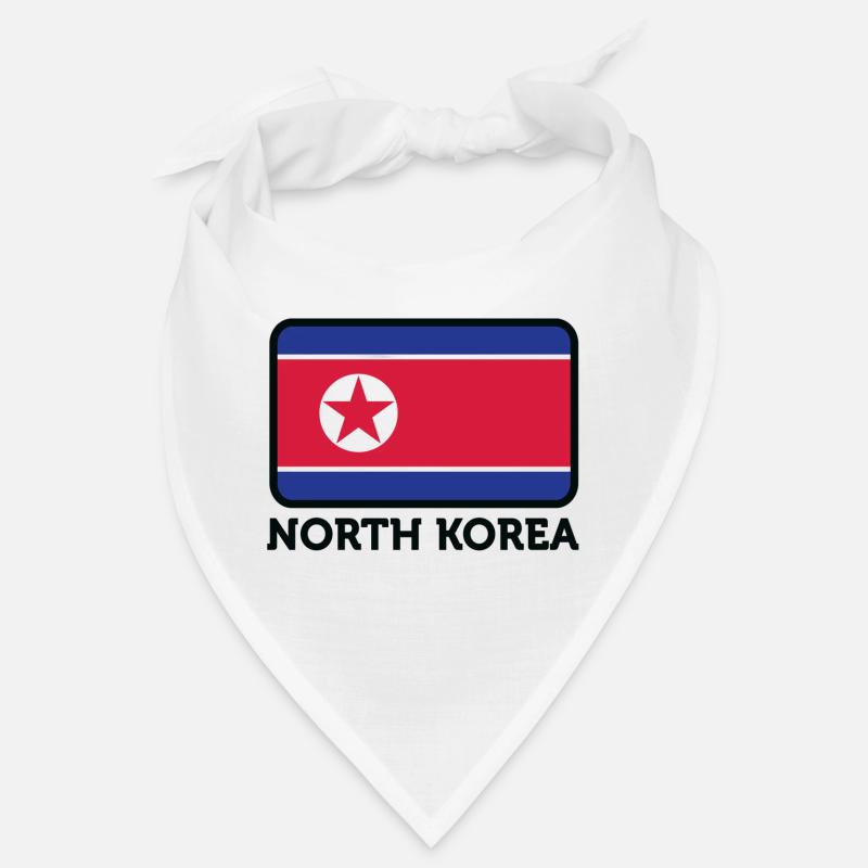 Drapeau national de la Corée du Nord Bandana