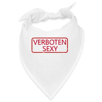 Verboten Sexy - Bandana - Weiß - Vorne