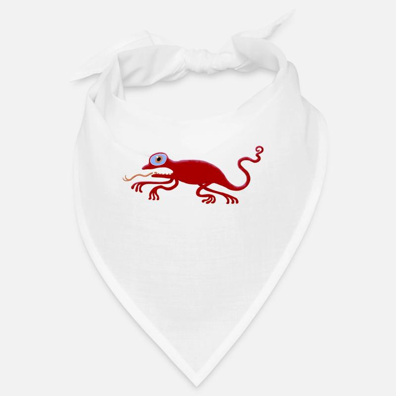 ulkige Echse-rot Bandana