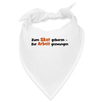Skat - Bandana - Weiß - Vorne