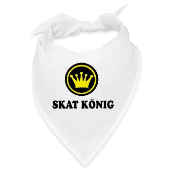 Skat - Bandana - Weiß - Vorne