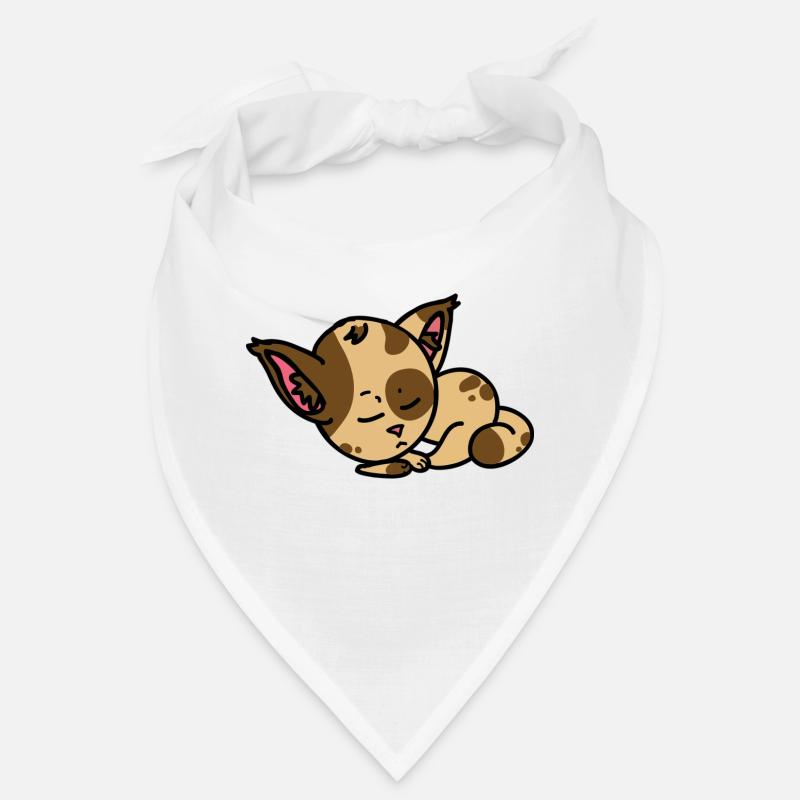 Schlafende Katze Comic Figur - Geschenkidee Bandana