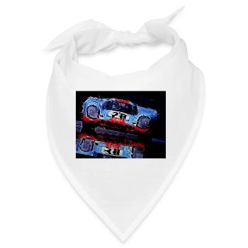 Motor Racing - Bandana - Weiß - Vorne