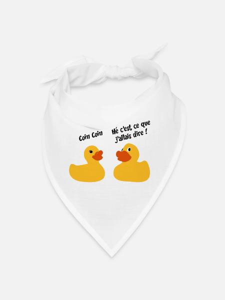 Canard - Bandana - blanc