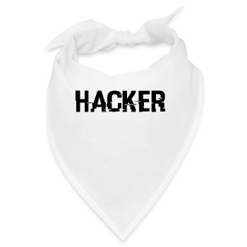 Hacker - Bandana - Weiß - Vorne
