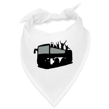 Tour Bus & Tourismus - Bandana - Weiß - Vorne