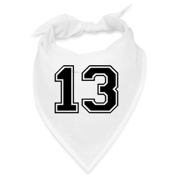 13 - Bandana - Weiß - Vorne