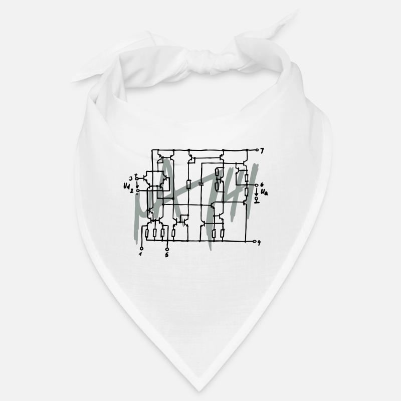 uA741 operational amplifier circuit diagram Bandana