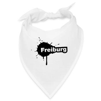 Freiburg Splatter - Bandana - Weiß - Vorne