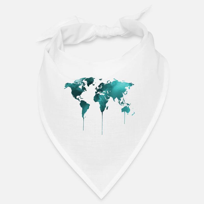 Map Earth Bandana