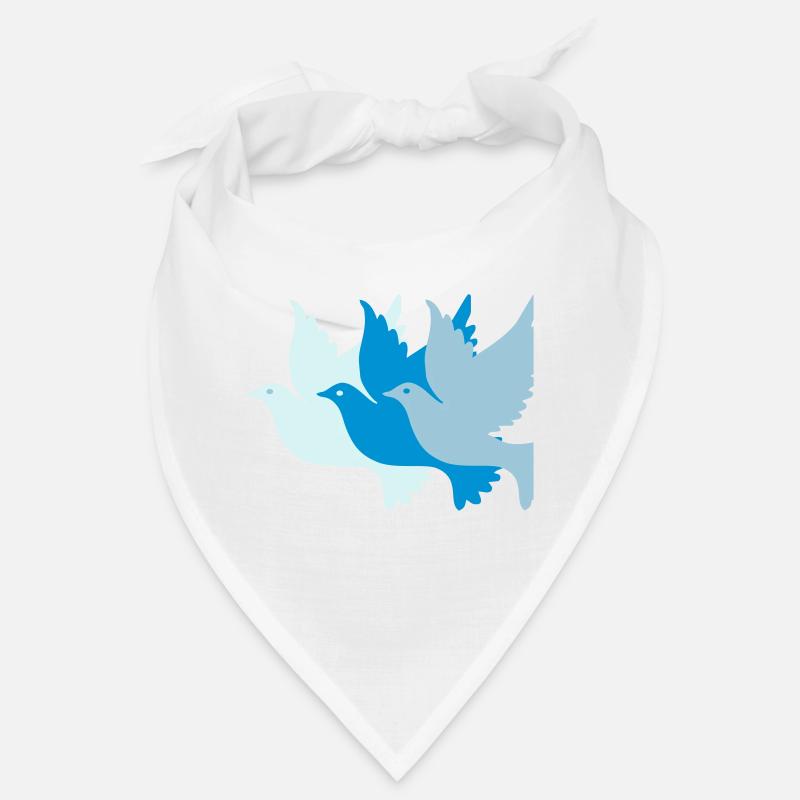 Taube - Bandana - Weiß