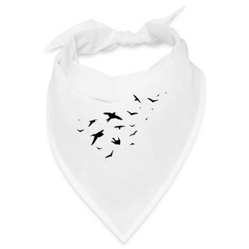 birds - Bandana - Weiß - Vorne