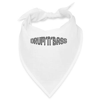 Drum'n'Bass - Bandana - Weiß - Vorne