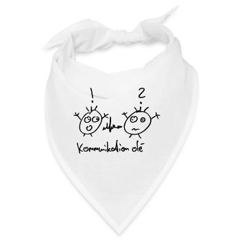 Kommunikation Olé - Bandana - Weiß - Vorne