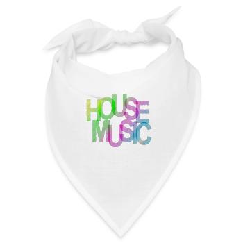 House Music - Bandana - Weiß - Vorne