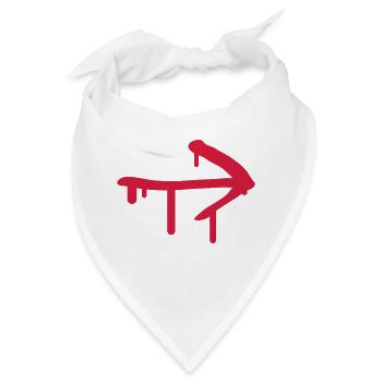 Bloody Arrow - Bandana - Weiß - Vorne