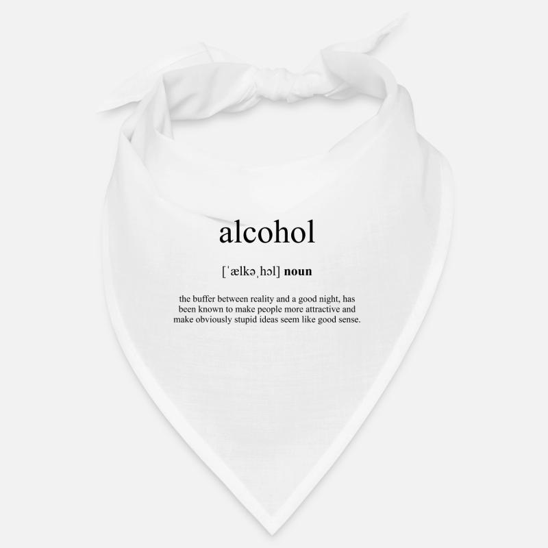 Alcohol Definition Dictionary Bandana
