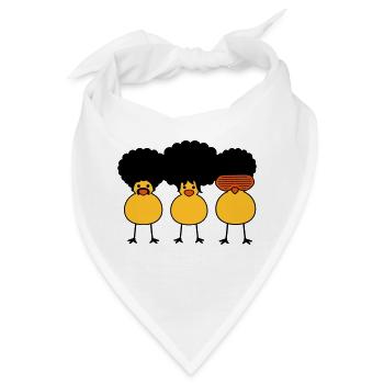 Funky Chicks - Bandana - Weiß - Vorne