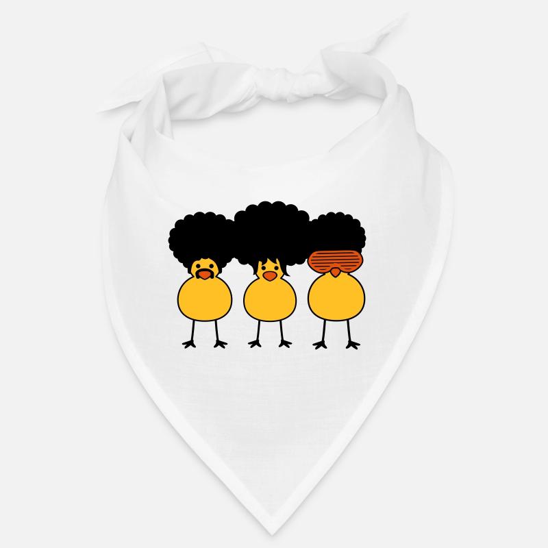Funky Chicks - Bandana - white