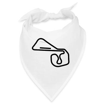 Schaltkreis Deutschland_c1 - Bandana - Weiß - Vorne