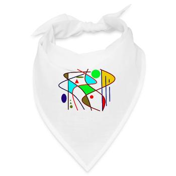 Modern - Bandana - Weiß - Vorne