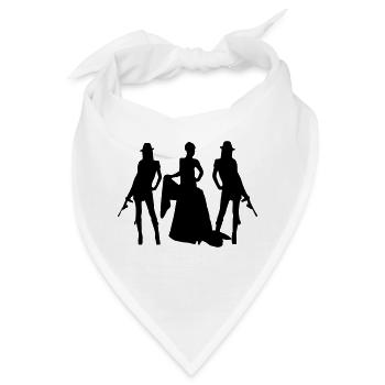 braut security - Bandana - Weiß - Vorne