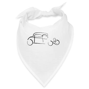 Hot Rod - Bandana - Weiß - Vorne