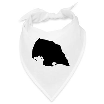 fehmarn insel - Bandana - Weiß - Vorne