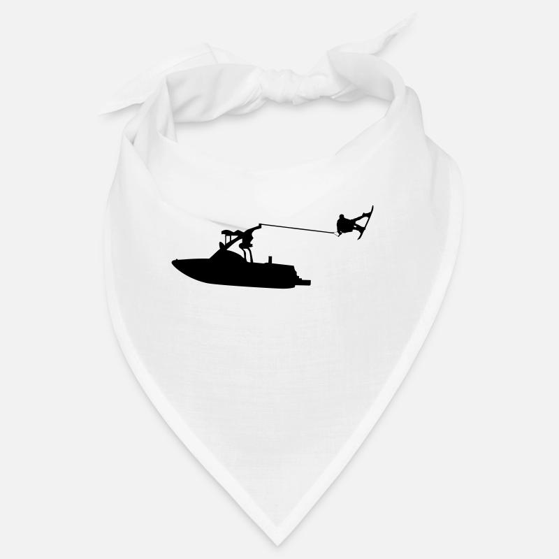 wakeboat_4 - Bandana - Weiß