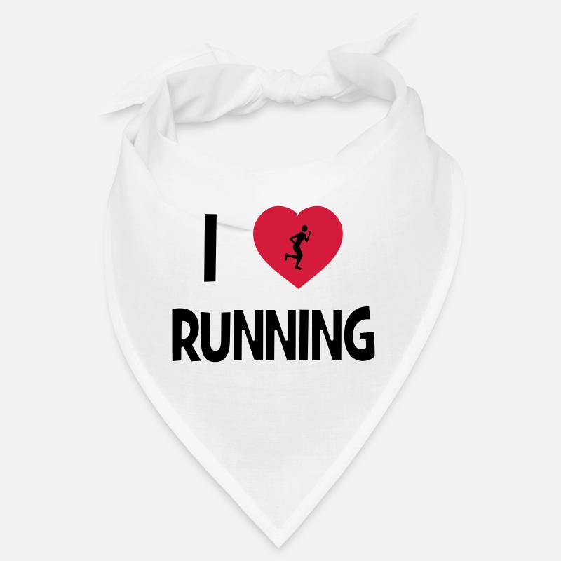 I Love Running Bandana