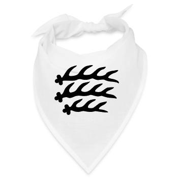 Hirschstangen - Bandana - Weiß - Vorne