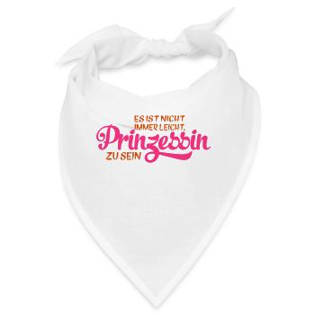 Prinzessin - Bandana - Weiß - Vorne