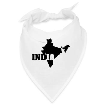 India (ID: 002004) - Bandana - Weiß - Vorne