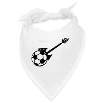 elektrische Fußballgitarre - Bandana - Weiß - Vorne