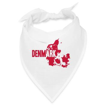 Denmark Danmark - Bandana - Weiß - Vorne
