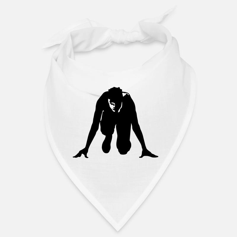 Leichtathletik Start - Bandana - Weiß