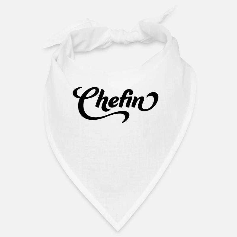 Chefin - Bandana - Weiß