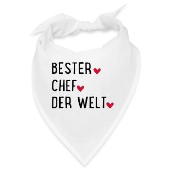 Bester Chef - Bandana - Weiß - Vorne