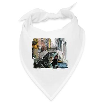 Venedig - Bandana - Weiß - Vorne