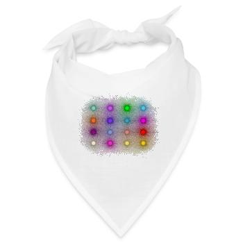 Disco / Party Licht - Bandana - Weiß - Vorne