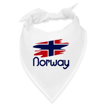 Norway - Bandana - Weiß - Vorne