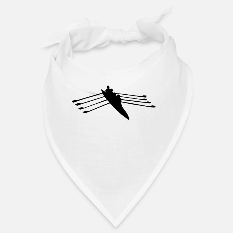 Rowing - quad skull - Bandana - blanc