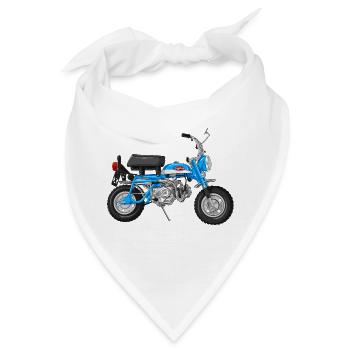 Monkey Z50A DE | candy saphire blue - Bandana - Weiß - Vorne