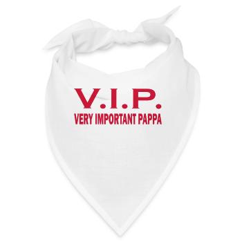 Very important pappa - Bandana - Weiß - Vorne