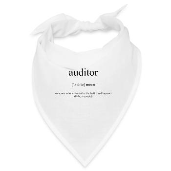 Auditor (Wirtschaftsprüfer) Definition Dictionary - Bandana - Weiß - Vorne