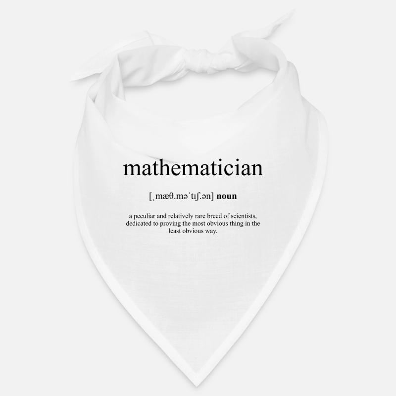 Mathematician (Mathematiker) Definition Dictionary Bandana