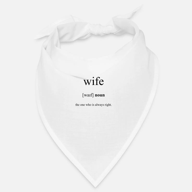 Wife (Ehefrau) Definition Dictionary Bandana