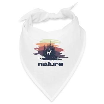 Nature - Bandana - Weiß - Vorne