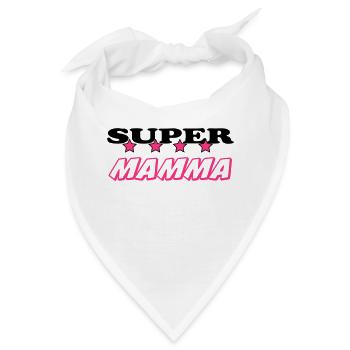 Super mamma - Bandana - Weiß - Vorne